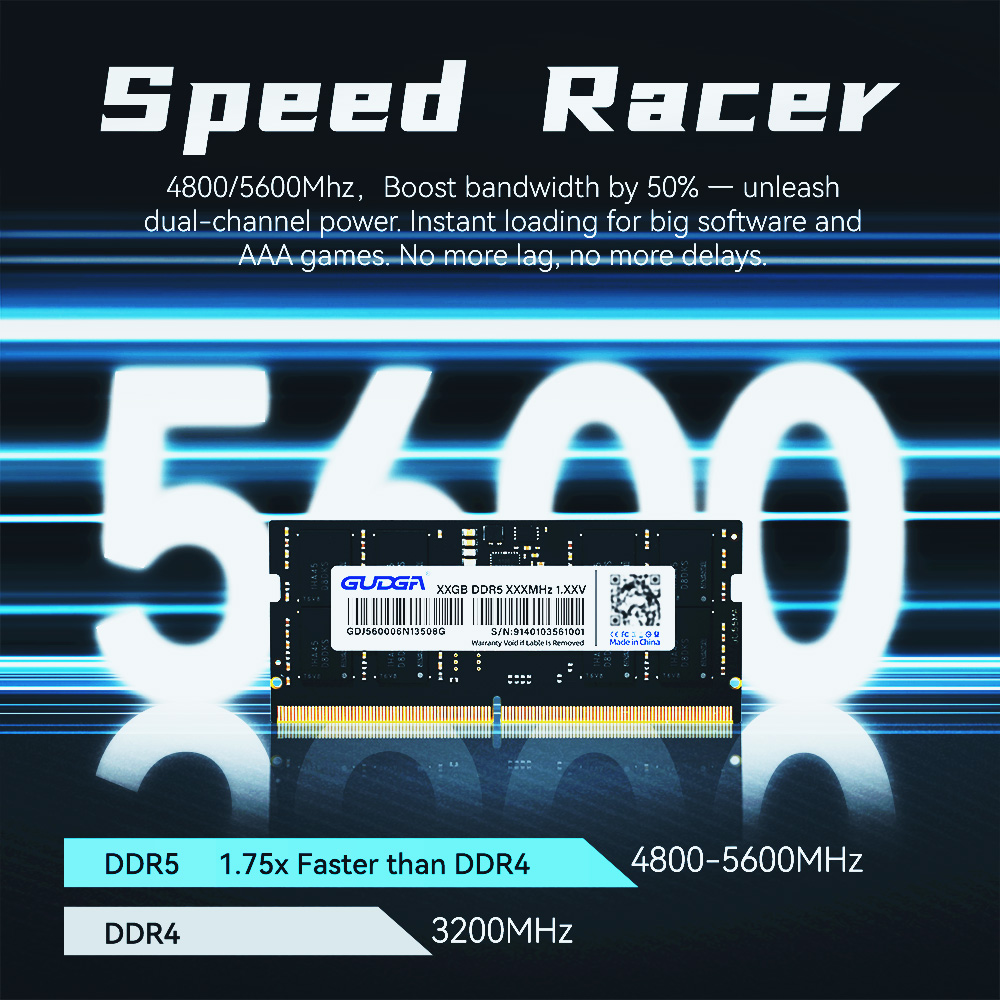 GUDGA DDR5 RAM 8GB 16GB 32GB D - Ddr5 6000Mhz 评论和价格