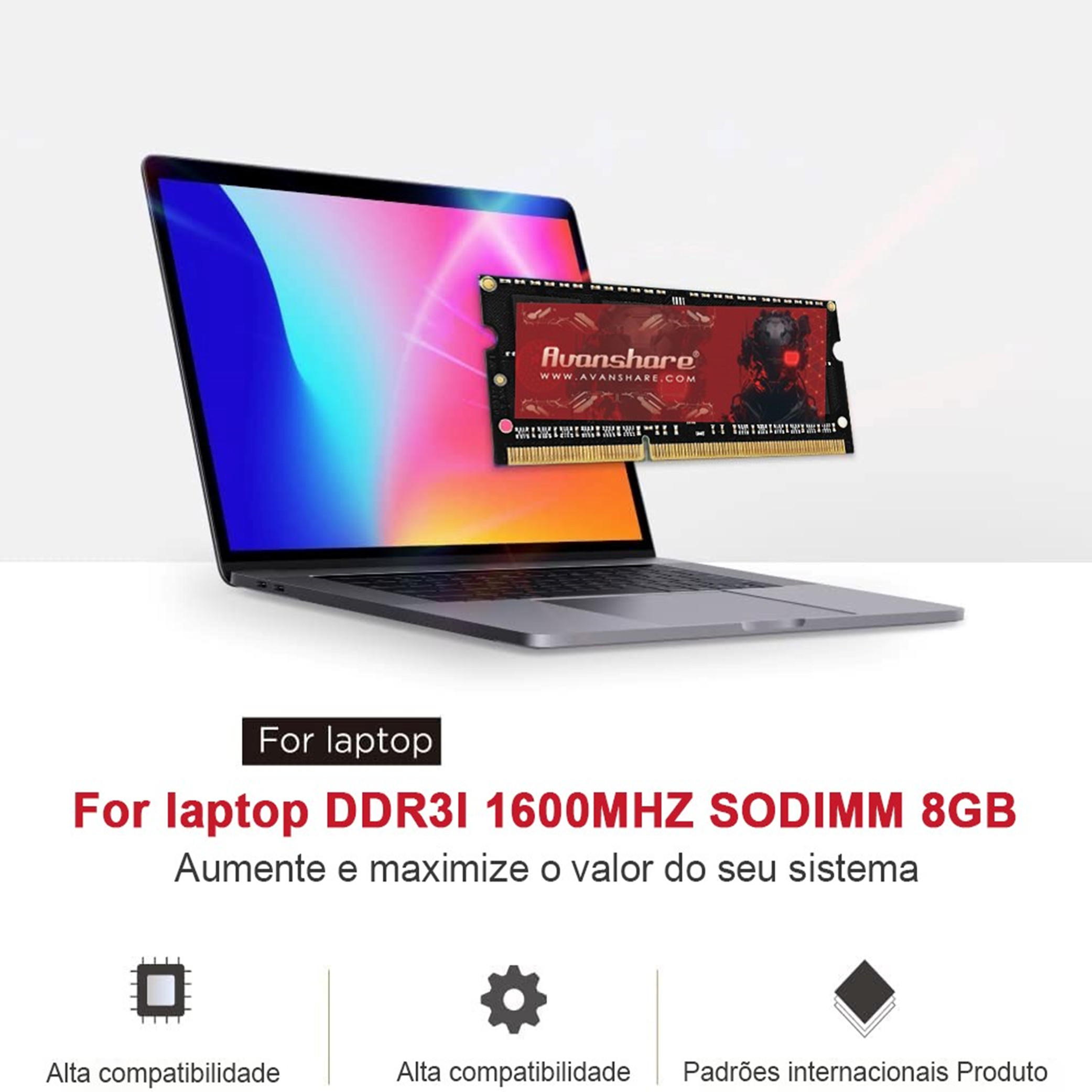 Avanshare Ram Memory DDR5 DDR4 - Ddr5 8Gb 评论和价格