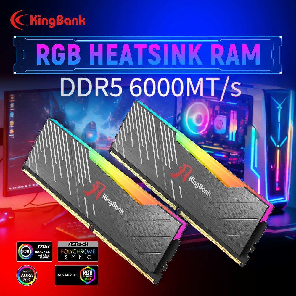KingBank KRRB DDR5 RGB SoarBla - Ddr5 16Gb 6000Mhz 评论和价格