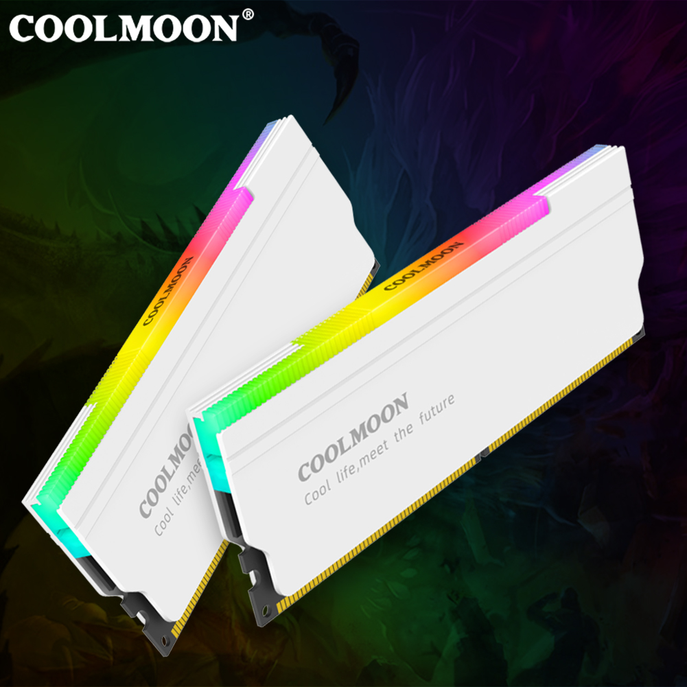 COOLMOON 5V-3PIN ARGB RAM Heat - Ddr5 Memory 评论和价格