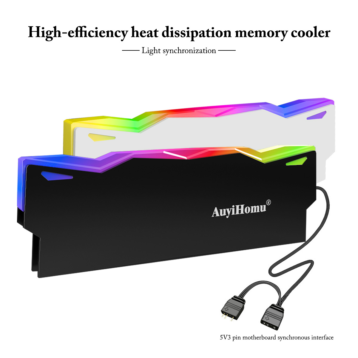 AuyiHomu RGB Heatsink, 5V 3Pin - Ddr5 Memory 评论和价格