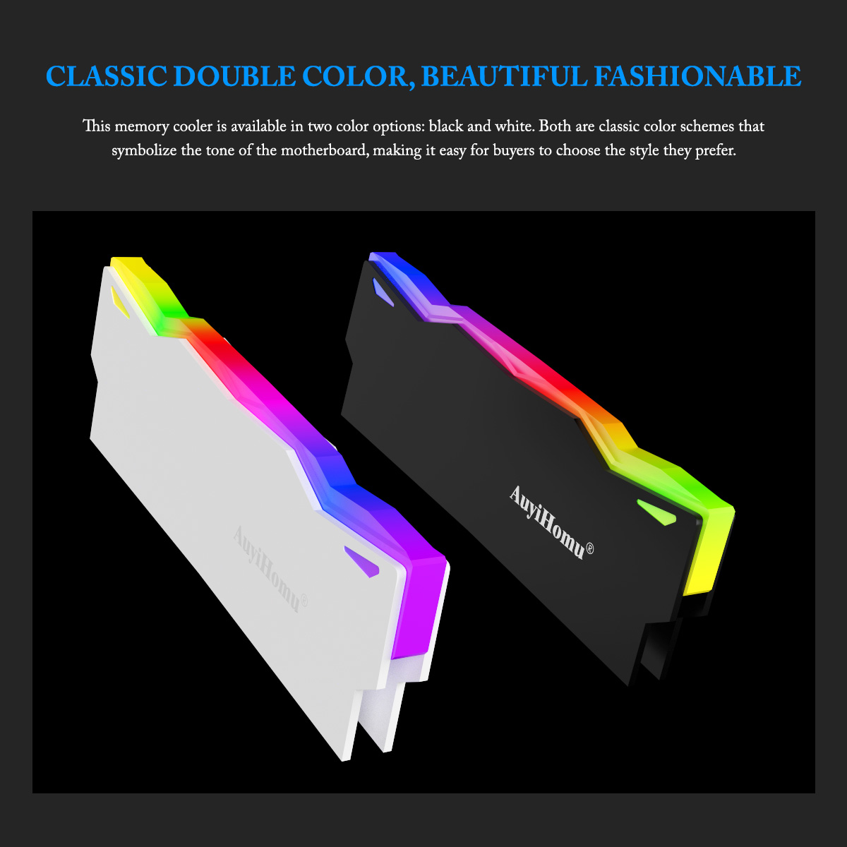 AuyiHomu RGB Heatsink, 5V 3Pin - Ddr5 Memory 评论和价格