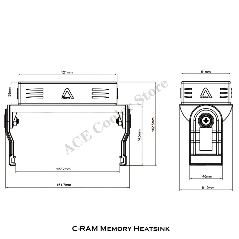 Alseye Memory RAM Cooler for D - Ddr5 Rgb Ram 评论和价格