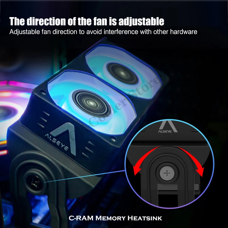 Alseye Memory RAM Cooler for D - Ddr5 Rgb Ram 评论和价格